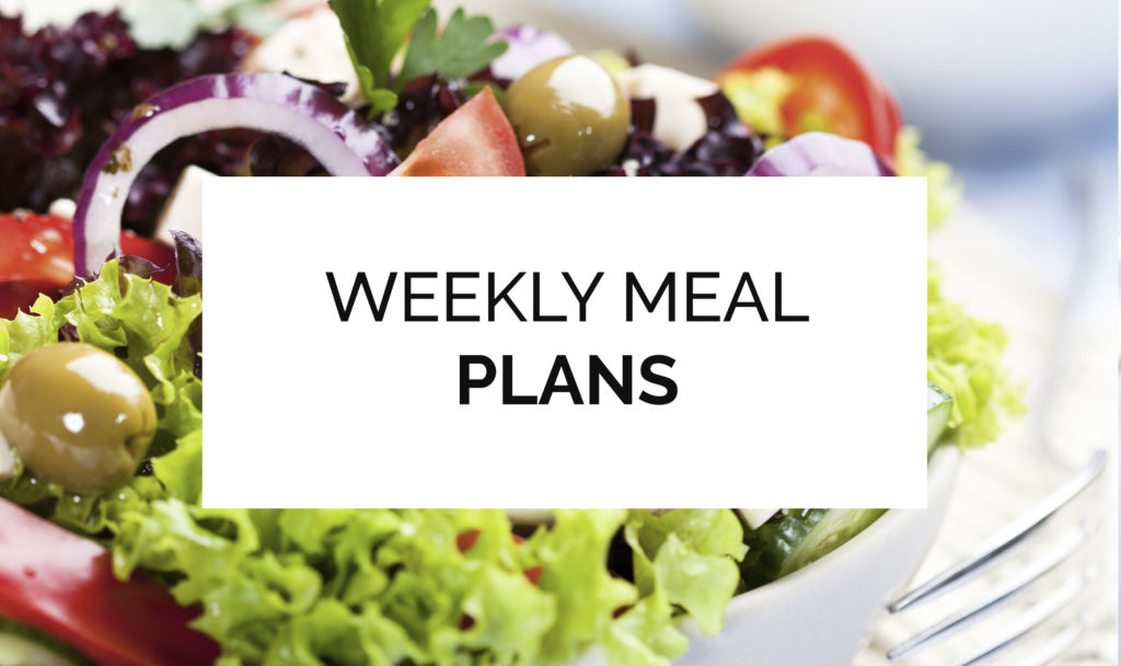 Weekly meal Plans